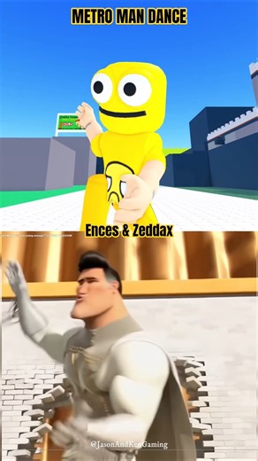Ences Marences & Zeddax | Metro Man Dance #roblox #metroman #zeddaxgaming #encesgaming