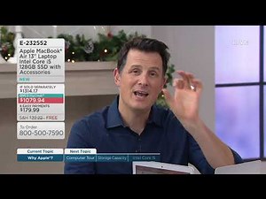 Apple MacBook Air 13" Laptop Intel Core i5 128GB SSD with Accessories on QVC