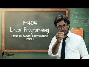 LP model formulation part 1