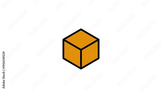 4k footage animation zoom icons. 3D modeling. Scale and Resize Icon Set - 3D Cube and Hexagon Expansion Symbol with Arrows in Solid, Outline, Doodle. Enlargement and reduction. Changing an object.