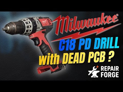 Can This Milwaukee C18PD (2602-20) drill Be Saved (Burnt PCB)
