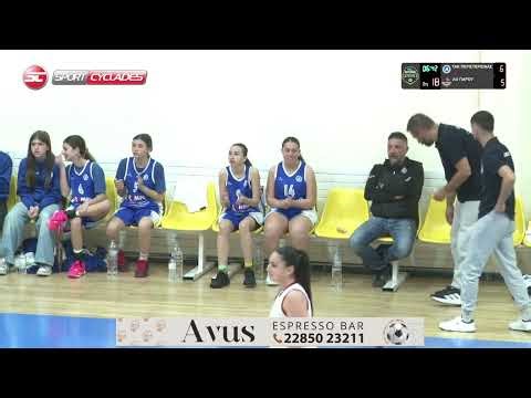 Highlights: ΤΑΚ Περιστεριώνας - ΑΟ Πάρου (Final - 4 Νεανίδων ''KVG Engineering'' | Ημιτελικός)