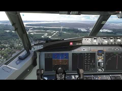 Microsoft Flight Simulator Boeing 737 max landing Xbox Series S