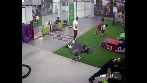 Woman falls asleep mid-workout at gym, snoozes on yoga mat for hours as staff cover her up