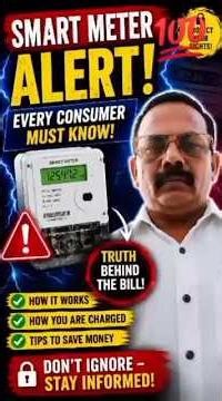 ⚡ Smart Meter: Important Things You Must Know! 🔍💡| Benefits, Billing & More| #smartmeter #technology