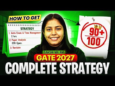 GATE 2027 Preparation | GATE 2027 Roadmap | GATE 2027 Complete Strategy