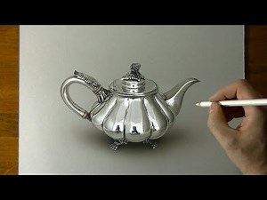 Drawing a Teapot - How to Draw 3D Art
