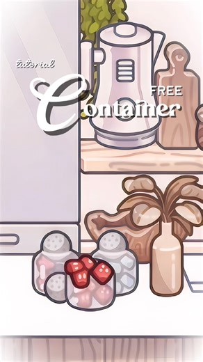 Glass Container Free Tutorial #avatarworld #tocaboca #fypviralシ #shorts