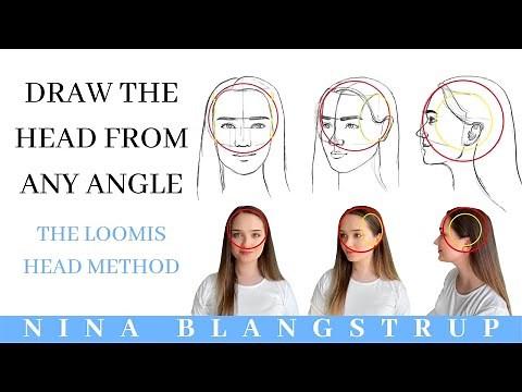 How to Draw the Head from Any Angle - The Loomis Head Method