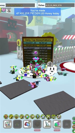 POV: You Made 47 Quadrillion Honey 😱 Bee Swarm Simulator #beesmas #bss #onett #roblox