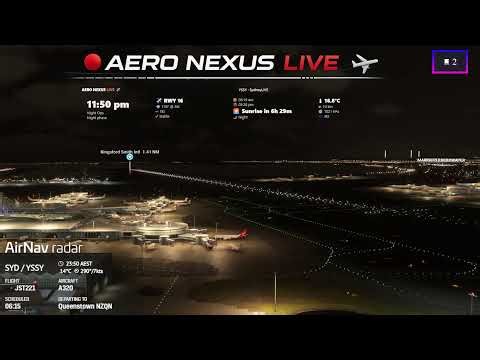 Sydney Airport LIVE ✈️ | Tower Cam | Real-Time Operations | YSSY | ATC | MSFS 2024 | FlyTampa