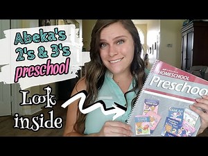 Abeka's preschool curriculum for 2's and 3's flip through | Look inside Abeka's preschool