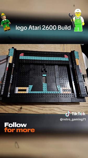 Lego Atari 2600 Build #lego #legoatari2600 #retrogamer #nostalgia #TIKTOKGAMING #fyp #fungaming #gaming #gamer #ps