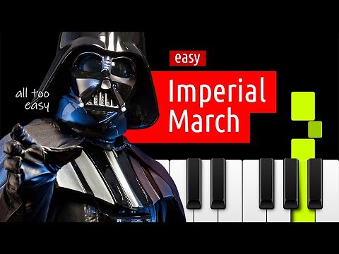 STAR WARS Imperial March Piano Tutorial 🤖 EASY