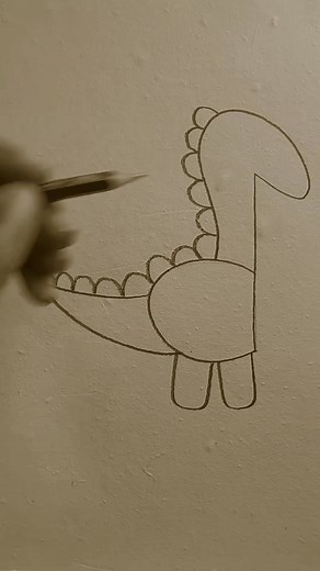How to draw a dinosaur | Funny boy