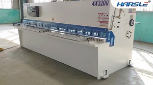 Hydraulic Swing Beam Shears, QC12Y/K-4x3200 Metal Shearing...