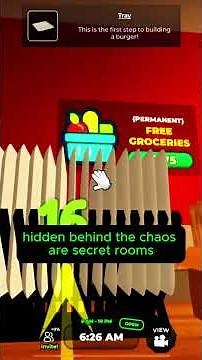 Burger Game Secrets: What Happens If You Throw Food Into the Portal? #Roblox #Shorts