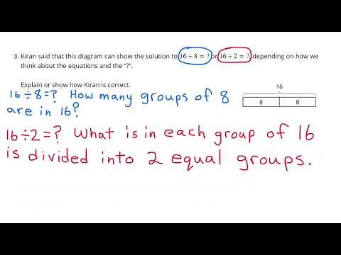 😉 6th Grade IM Math, Unit 4, Lesson 3 "Interpreting Division Situations"