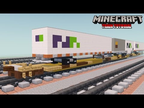 Piggyback Flat Car (MINECRAFT TRAIN TUTORIAL)