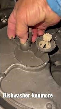 Dishwasher kenmore remove filter and water feed tube