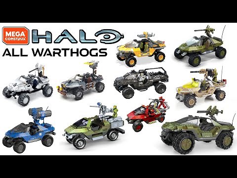 EVERY HALO WARTHOG EVER MADE! Halo Mega Construx