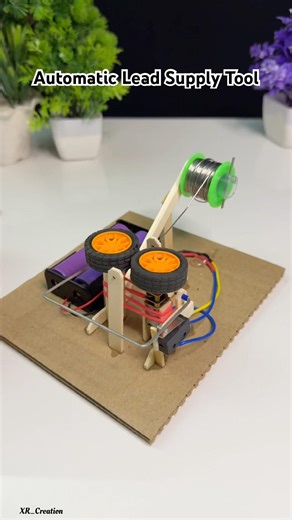 DIY Automatic Lead Supply Tool with N20 gearmotor #youtubeshorts #tech #dcmotor #diy #project #short