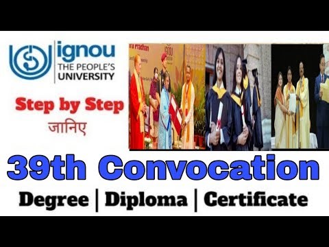 IGNOU 39th Convocation 2025 Jan/Feb Full Detail's || IGNOU Convocation 2025 Full Details|Convocation