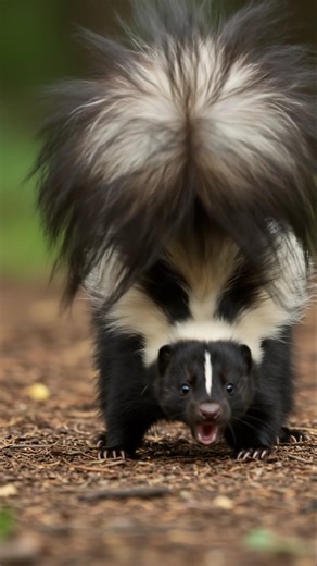 Skunks: More Than Just a Smell 🦨💜 #skunks #animals #wildlife