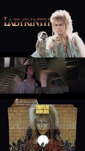 10K views · 319 reactions | "Labyrinth": Tráiler de 1986. Producido por Lucasfilm, con dirección de Jim Henson. Protagonizado por Jennifer Connelly y David Bowie. No llegó a ser un éxito en los cines. Pero se convirtió en un éxito con el VHS. Hoy es de culto. #Labyrinth #JimHenson #GeorgeLucas #DavidBowie #JenniferConnelly | Cinéfilos Rebeldes | Facebook