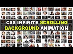 CSS infinite scrolling background animation