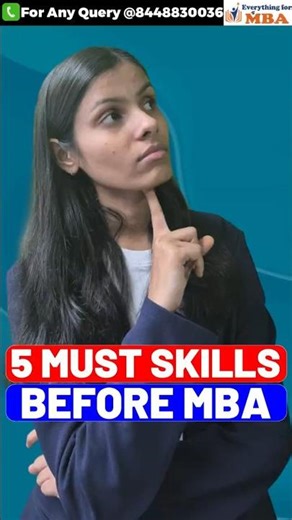 MBA Aspirants! 😱 | Top 5 Skills You MUST Learn Before MBA