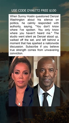 The Silent Strength: Denzel's Defiant Walk Off