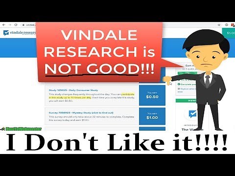 Vindale Research Review: Quick Tutorial - Make Money With Surveys - Legit?
