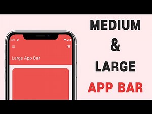Medium & Large App Bar - Flutter Tutorial