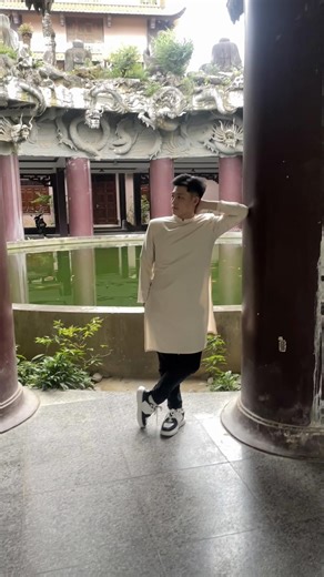 Chụp Áo Dài Tết Ở Chùa Thiên Hưng Quy Nhơn