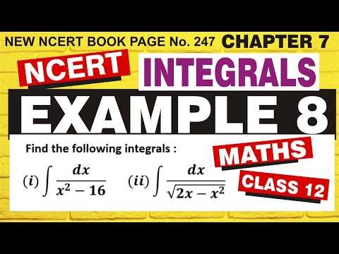 Integration Class 12 | NCERT Example 8 Chapter 7 🔥 Board Exam 2026 | Class 12 Maths Integrals