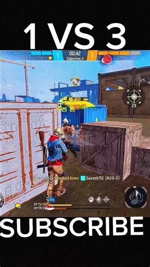 Only Vine Boom Challenge 🦴 On 19 HP #vineboom #challenge #freefire