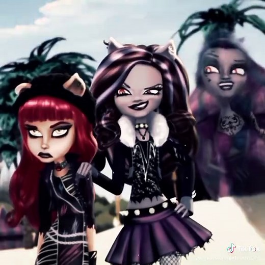 Draculaura and Shadow Ghouls: A Monster High Journey