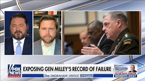 J.D. Vance, venture capitalist and Iraq War veteran, joined guest host Ben Domenech on a special edition of "The Ingraham Angle" Monday to react to Chairman of the Joint Chiefs of Staff Gen. Mark Milley's comments on critical race theory in the military and other military leaders exploiting it to hide their failures. | Fox News