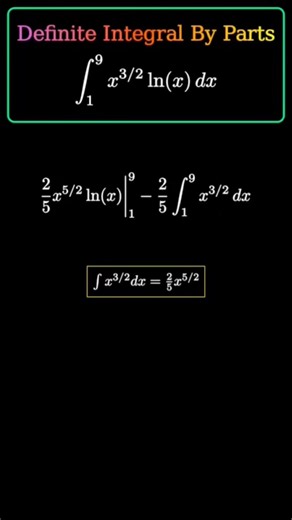 Integration by Parts #mathtutor