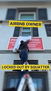 Airbnb Owner LOCKED OUT OF HOME By Squatter?! | #scam #scheme