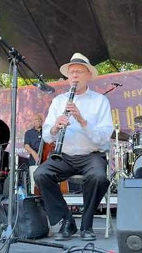 Tom Fischer playing #clarinet with Mahogany Jazz Hall all stars New Orleans French Quarter Festival