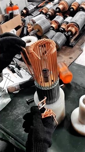 Rotor Copper Winding Work Tool for Precision Armature Assembly #worktool