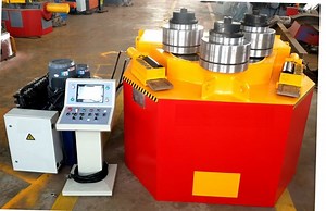 [Hot Item] Pipes Tubes Bars Angle T/U-Profiles I-Beams 3 Roller Profile Bender Angle Roll Section Bending Machine