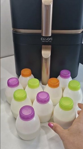 Easy airfryer drinking yogurts and cottage cheese!
