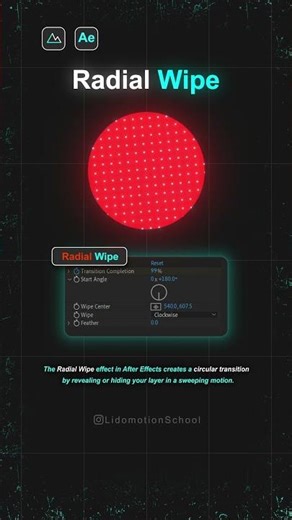 🔄 Create Dynamic Transitions with Radial Wipe | After Effects Tutorial