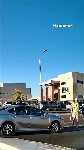 HEROIC crossing guard saves children from speeding car #shorts #us #news #foxnews #school