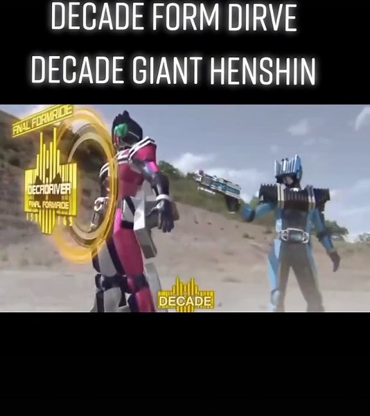Kamen Rider Decade Complete Form Transformation | TikTok