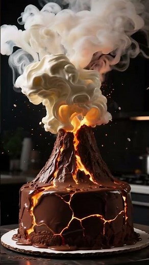 Volcano Cake – A Dessert in Eruption