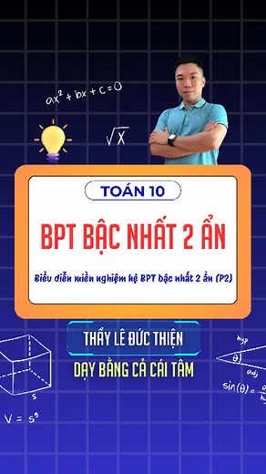 Biểu diễn miền nghiệm hệ BPT bậc nhất 2 ẩn lớp 10